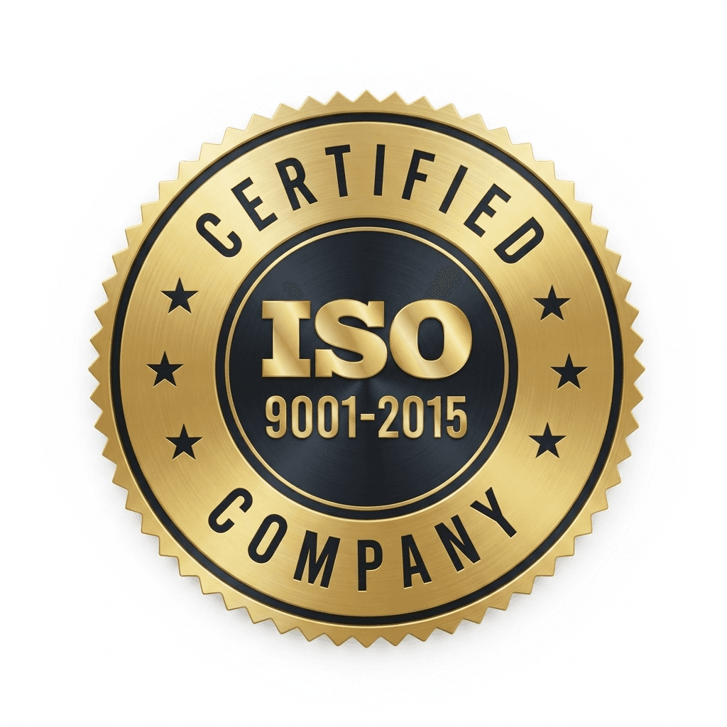 ISO 9001:2015 Quality Management System certificate issued to RAJ Paper Production Company by Quality Control Certification, valid until 27 December 2027